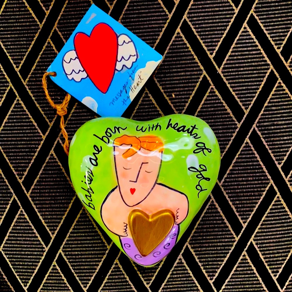 Sandra Magsamen Handcrafted Heart New With Tags